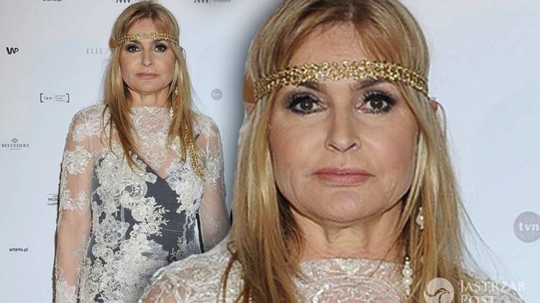 Monika Olejnik w kreacji Paprocki&Brzozowski