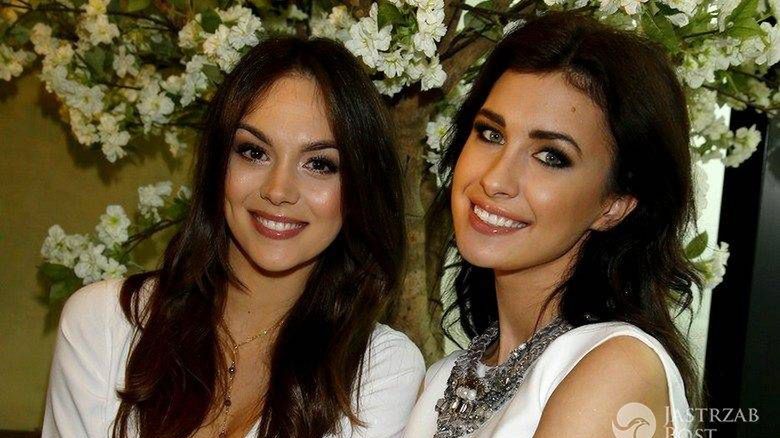 Paulina Krupińska i Ewa Mielnicka na konferencji Miss Polski czy Miss Polonia? w kombinezonach od Violi Piekut (fot. AKPA)
