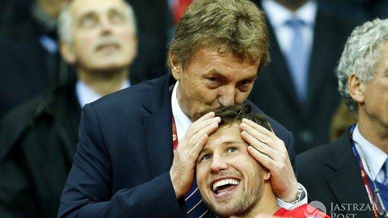 Zbigniew Boniek i Grzegorz Krychowiak (fot. AKPA)
