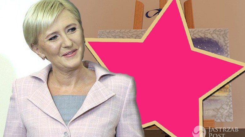 Obraz namalowany przez Agatę Dudę został zlicytowany za 15 tysięcy złotych