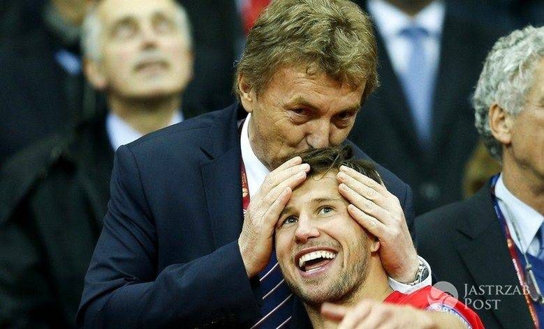 Zbigniew Boniek i Grzegorz Krychowiak (fot. AKPA)