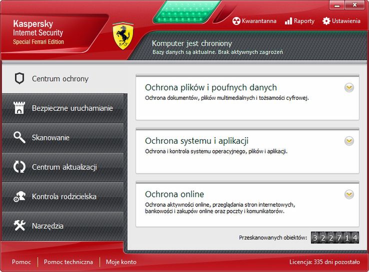 Kaspersky Internet Security w wersji dla fanów F1