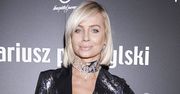 Agnieszka Woźniak-Starak zachwyciła nie tylko nową fryzurą, ale także stylizacją na pokazie Mariusza Przybylskiego!
