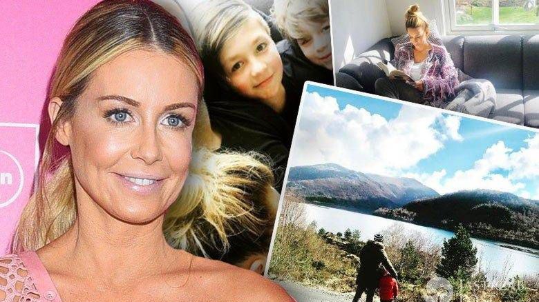 Małgorzata Rozenek z rodziną w Norwegii