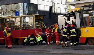 Kolejne zderzenie tramwajów. Dwie osoby ranne