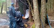 Akcja służb w lesie na Podlasiu. "Nowa fabryka"
