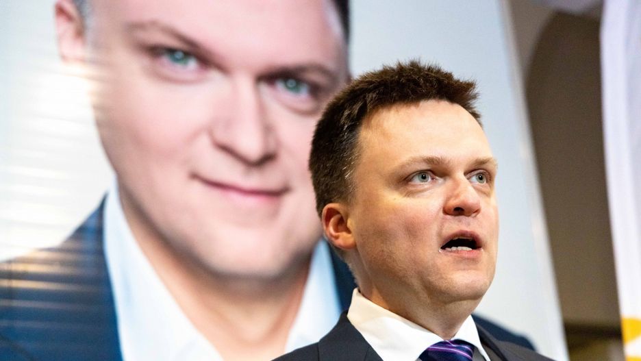 Wybory prezydenckie. Szymon Hołownia podczas spotkania z sympatykami (zdj. arch.)