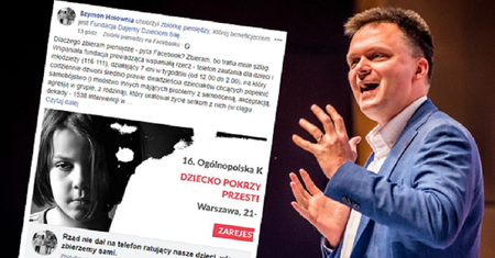 Szymon Hołownia porwał tłumy ludzi. Rząd nie dał pieniędzy, ale już nie musi