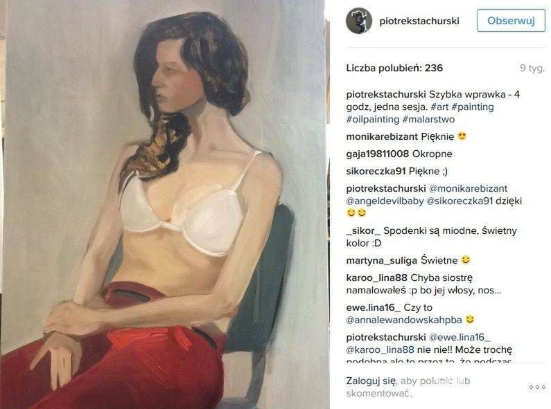 Malarskie dzieła Piotra Stachurskiego