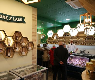 Sklep z dziczyzną z Lasów Państwowych. Pokazujemy go od środka