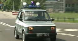 „Maluch” jako radiowóz milicji
