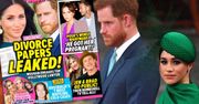 Jednak rozstanie? Tabloid dotarł do papierów rozwodowych Meghan i Harry'ego. Co z nich wynika?