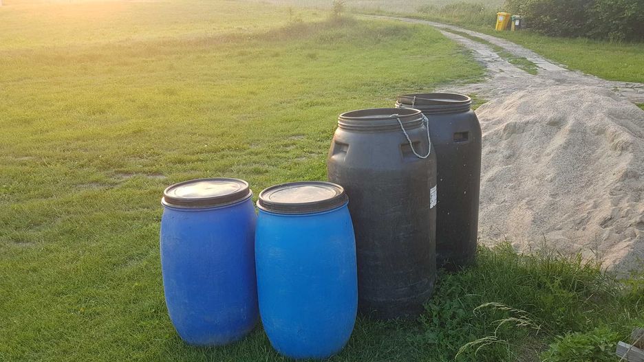 Fontanna w mieście Gniew.