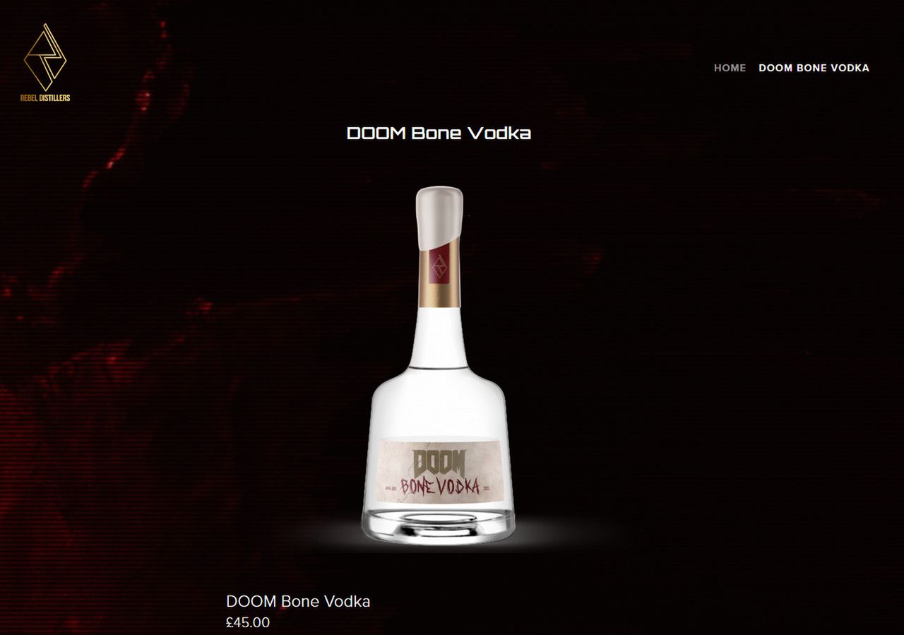 Doom Vodka dostępna do zamówienia w przedsprzedaży.