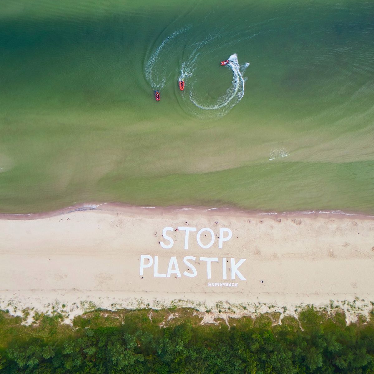 Greenpeace walczy z plastikiem. Sprząta plażę i dno morza w Kołobrzegu