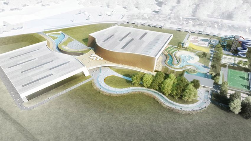 Koszt budowy szczecińskiego Aquaparku wraz z wyposażeniem części wodnej to 123 mln zł