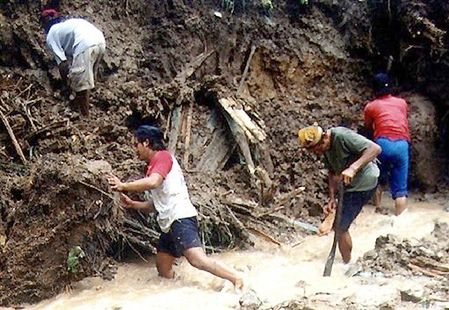 Osunięcie ziemi w Indonezji - kilkadziesiąt ofiar śmiertelnych