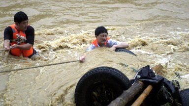 Ulewy spowodowały powódź