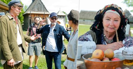 Anna Dymna i Artur Żmijewski na planie kontynuacji filmu "Sami swoi". Są pierwsze zdjęcia! Zapowiada się hit