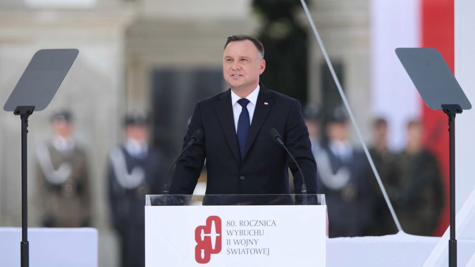 Warszawa. Wystąpienie prezydenta Andrzeja Dudy