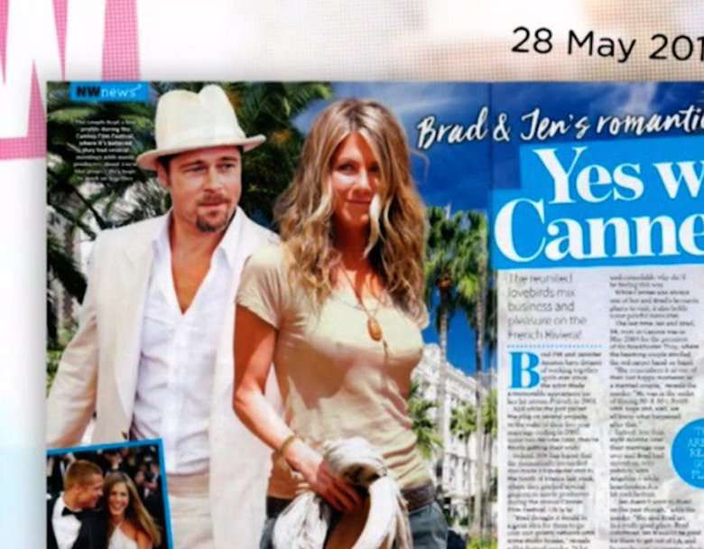 Jennifer Aniston i Brad Pitt na randce w Paryżu