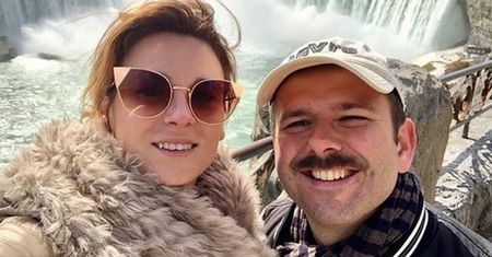 Romantyczne chwile nad wodospadem. Sławomir i Kajra chwalą się podróżą po Stanach