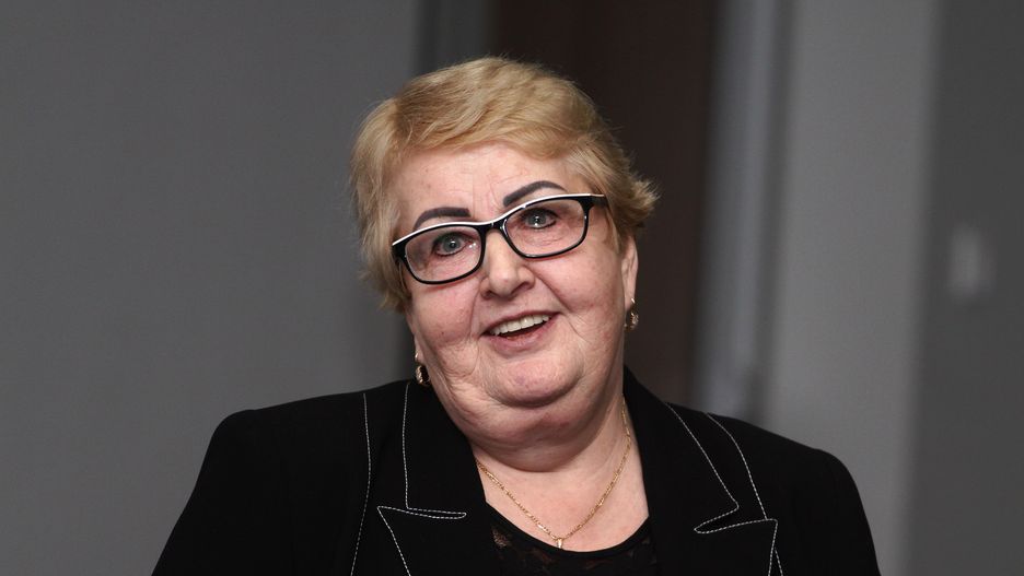 Henryka Krzywonos w Olsztynie, styczeń 2018.