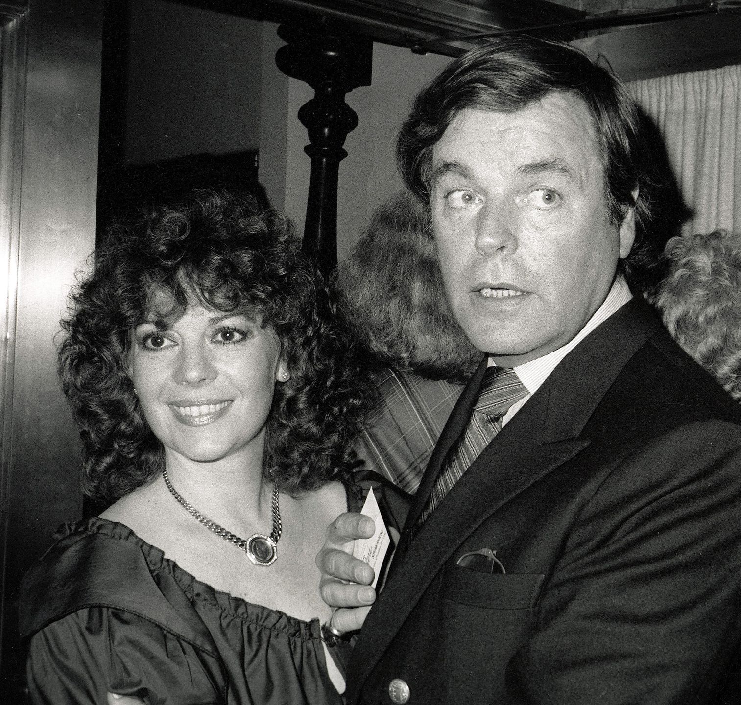Natalie Wood & Robert Wagner attend a performance of Elizabeth Taylor in 'The Little Foxes' At the Martin Beck Theatre in New York City in 1981. 