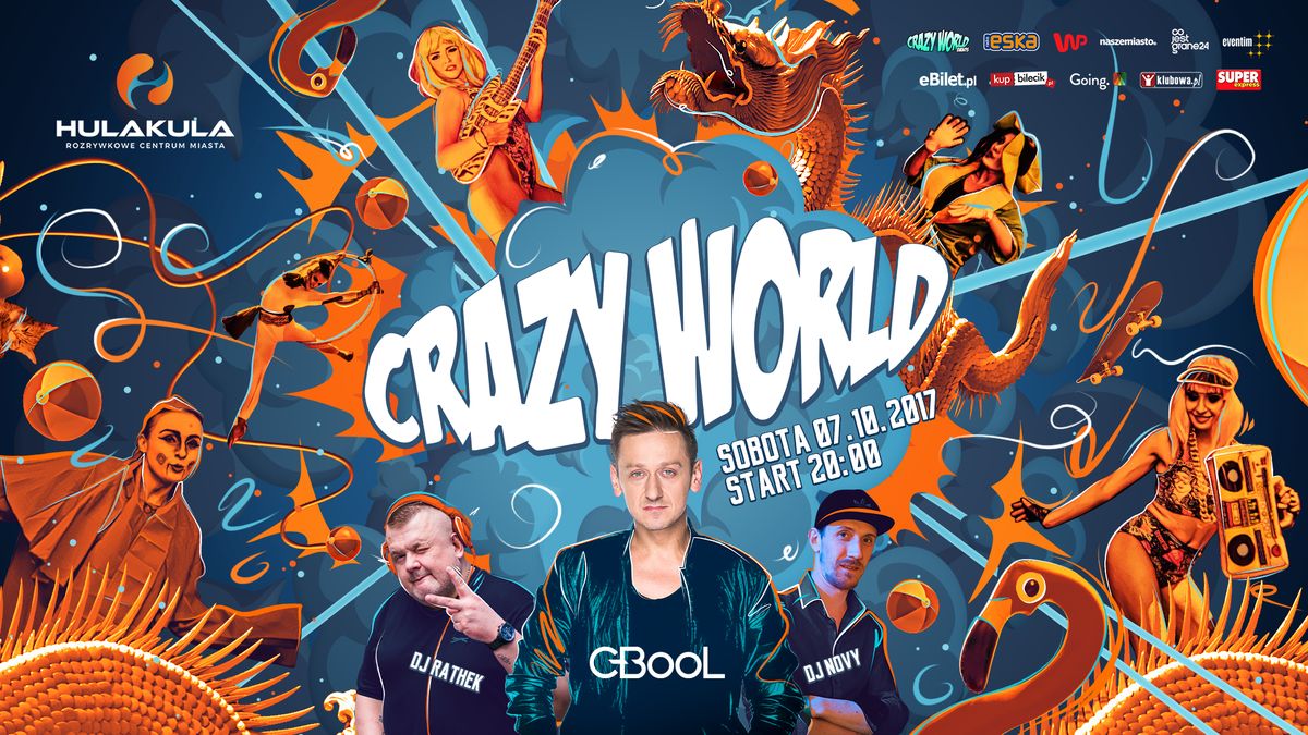 Crazy World & C-BooL, czyli dzika impreza w Hulakula – Rozrywkowym Centrum Miasta