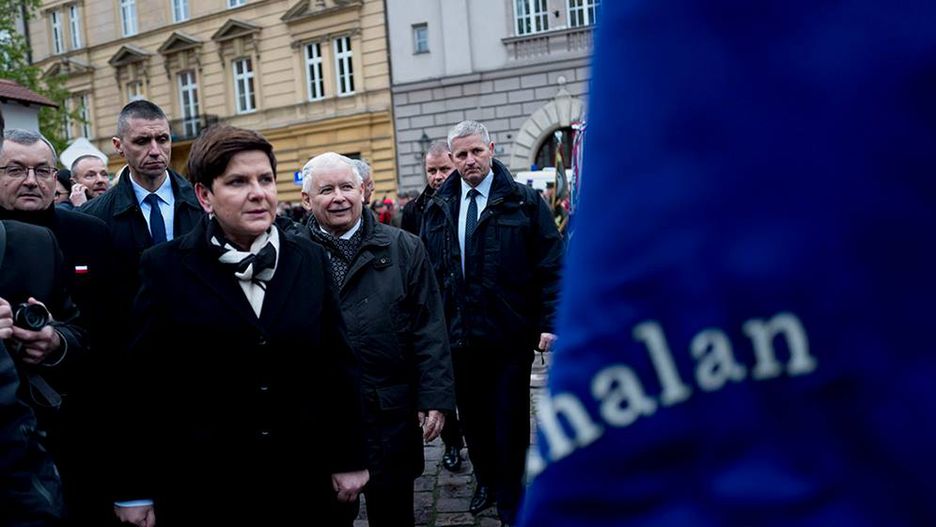 Beata Szydło i Jarosław Kaczyński