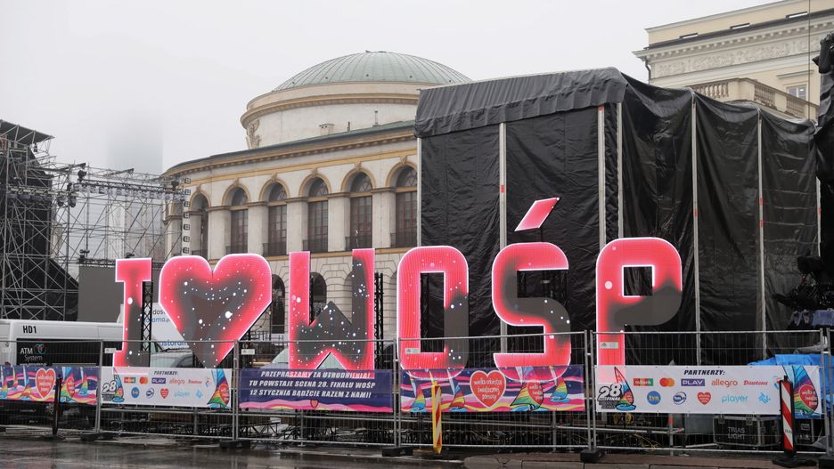 Warszawa. 28. finał WOŚP odbędzie się na pl. Bankowym. Dla mieszkańców stolicy oznacza to utrudnienia w organizacji ruchu
