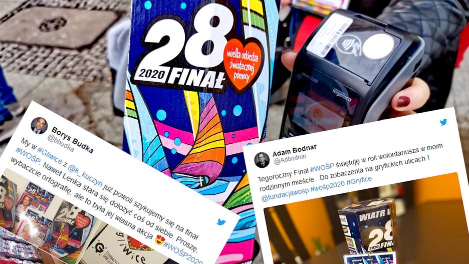 28. Finał WOŚP 2020. Fundacja do godziny 13 zebrała 13 mln zł