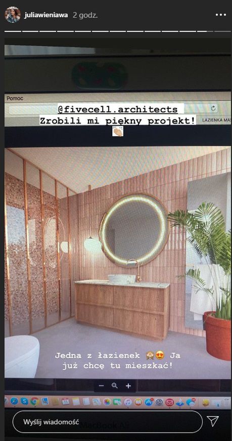 Julia Wieniawa projekt nowego apartamentu