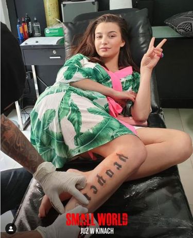 Tatuaż Julii Wieniawy. Zdjęcie z Instagrama
