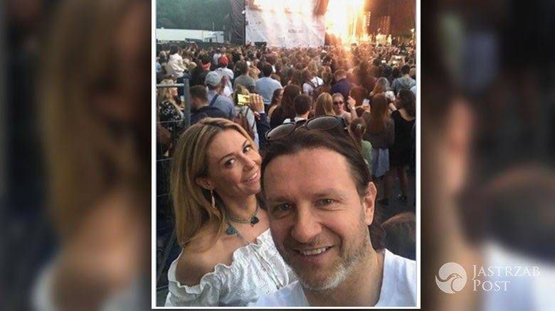 Radosław Majdan i Małgorzata Rozenek - Orange Warsaw Festival 2017, Kings of Leon