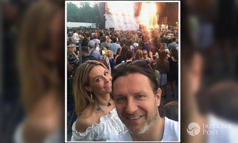 Gwiazdy na Orange Warsaw Festival 2017: Małgorzata Rozenek i Radosław Majdan na koncercie ukochanego zespołu