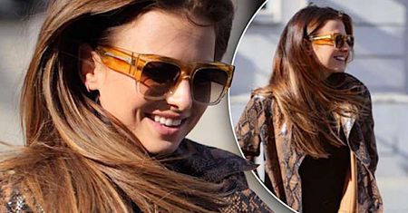 Anna Lewandowska upolowała prawdziwy hit jesieni! Jej płaszcz w wężowy wzorek to marzenie każdej stylowej kobiety