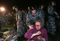 Protest oszukanych przez firmy mieszkaniowe rozpędzono w Moskwie