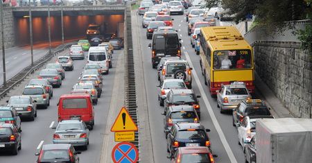 Warszawa najbardziej zakorkowanym miastem w Europie