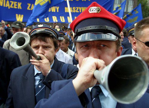 Zakończył się protest kolejarzy w Warszawie