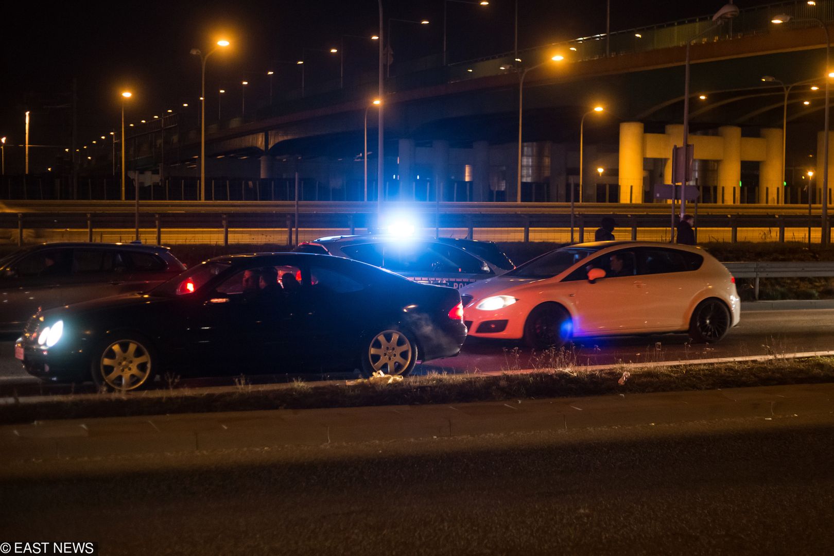 Warszawa. Nielegalne wyścigi samochodów