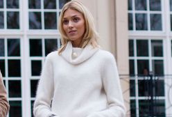 Przeraźliwie chuda Anja Rubik na planie "Project Runway"