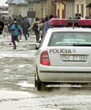 Starcia słowackiej policji z Romami