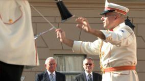 Powitanie polskiego premiera przez premiera Chorwacji Ivicę Raczana