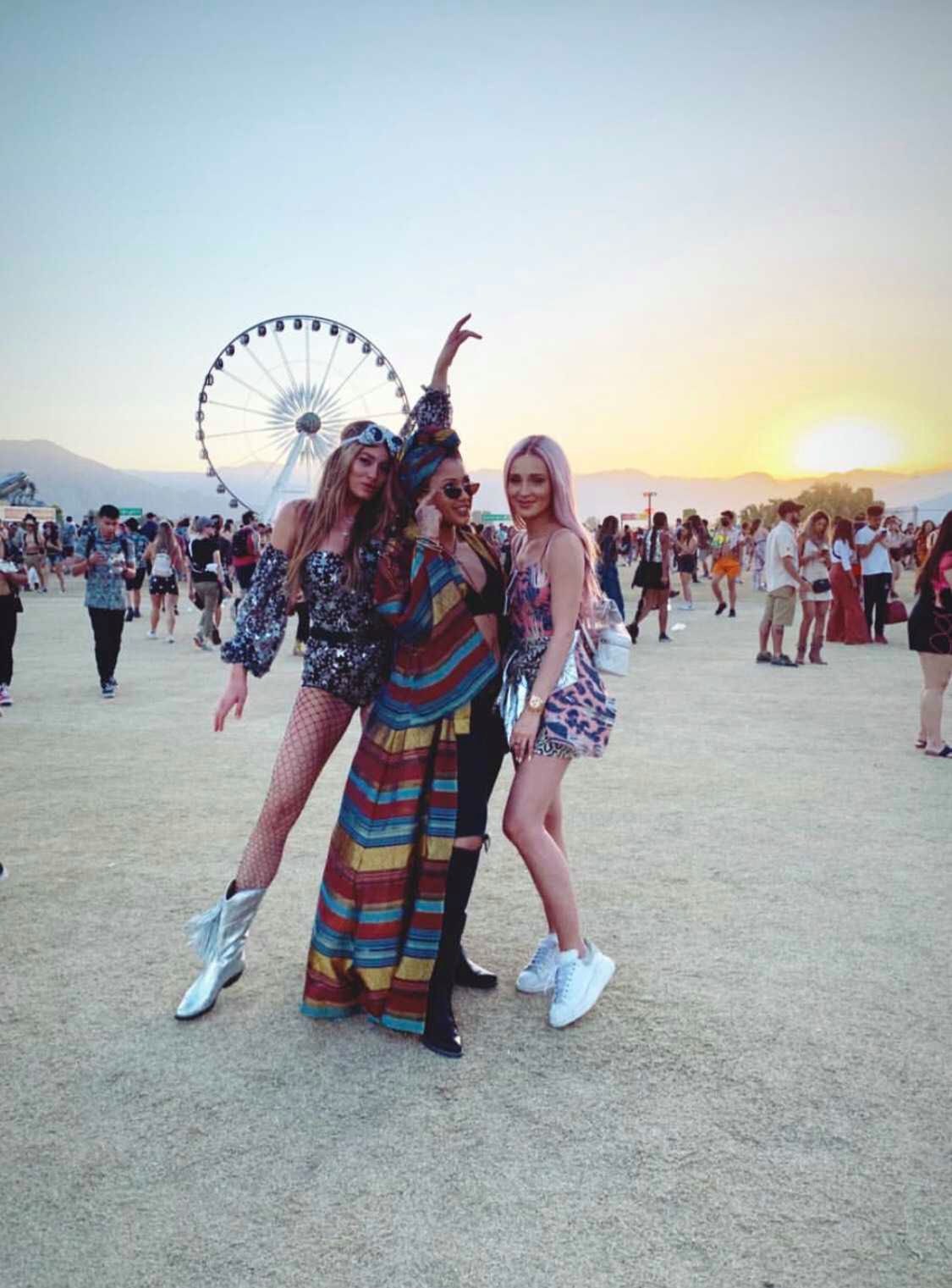 Marcelina Zawadzka, Patricia Kazadi i Marina Łuczenko na festiwalu Coachella w Kalifornii!