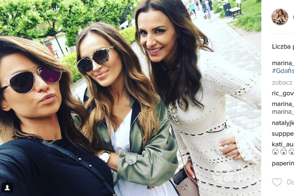 Anna Lewandowska, Marina Łuczenko-Szczęsna i Sara Boruc w Gdańsku