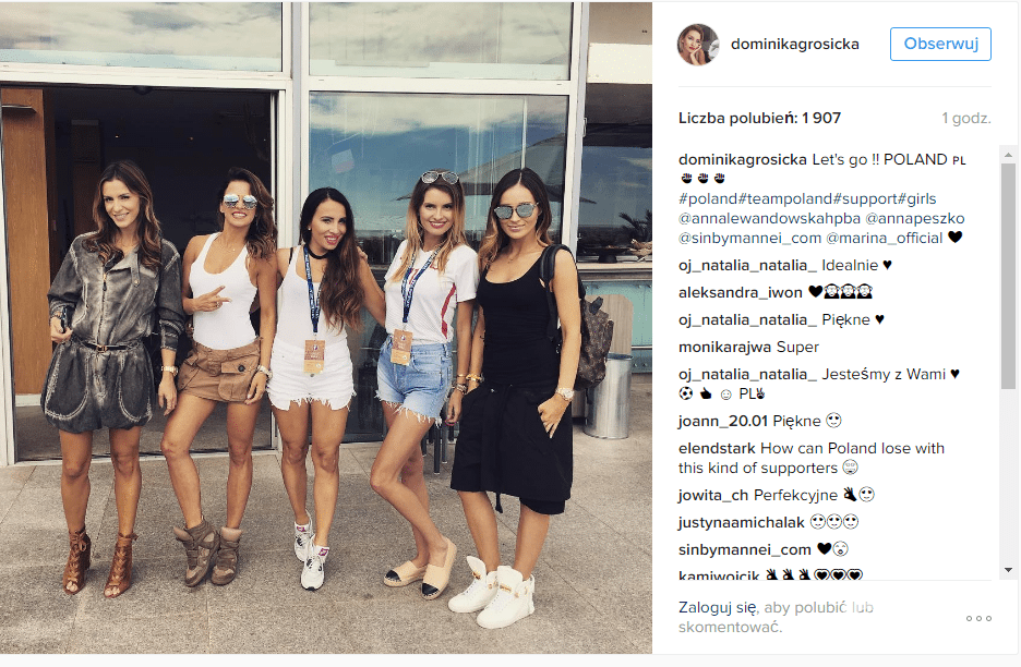 Polskie WAGs tak kibicują swoim partnerom