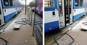 Eksplozja w tramwaju w Krakowie. Wypadły szyby