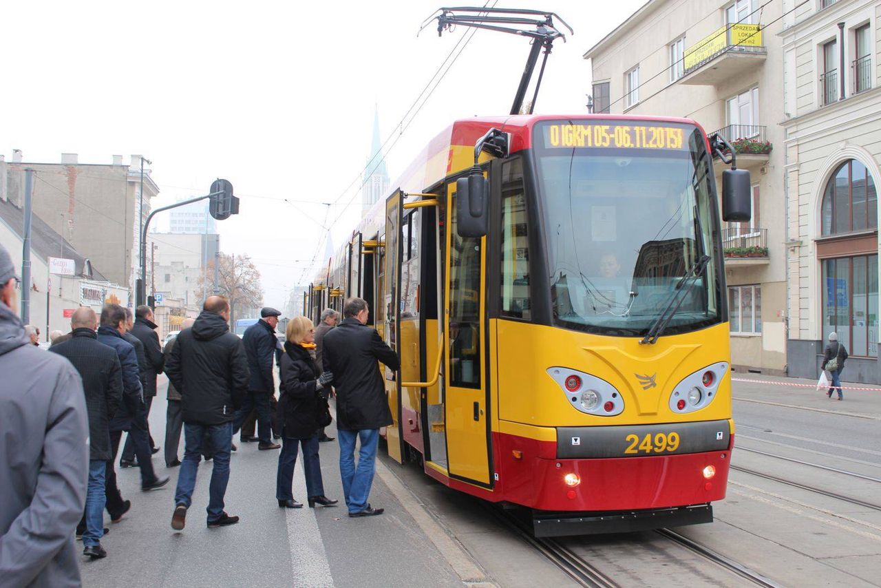 Zderzenie tramwajów przy Wróblewskiego w Łodzi. Osiem osób rannych