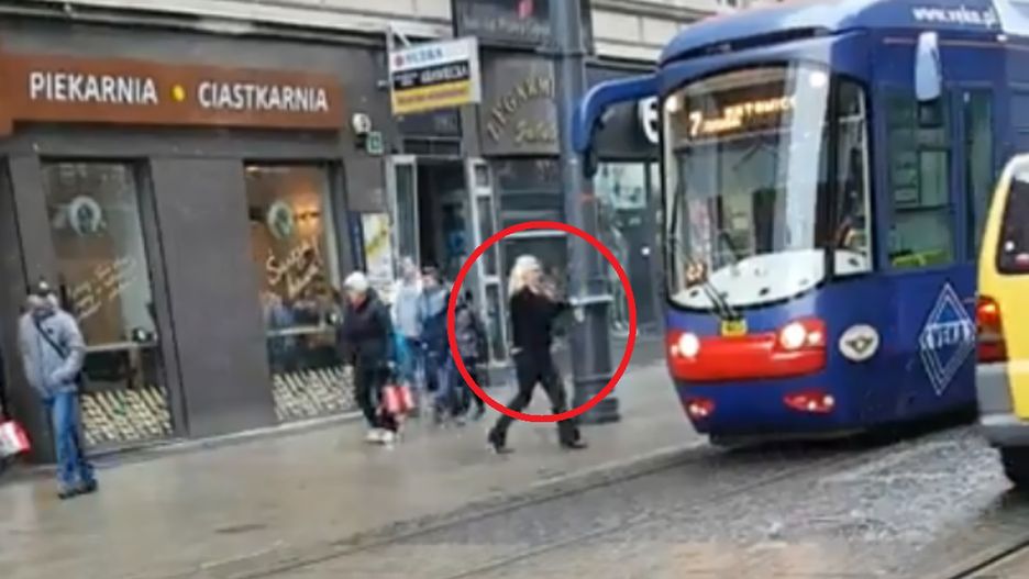 Kobieta prowadziła tramwaj linii numer 7 